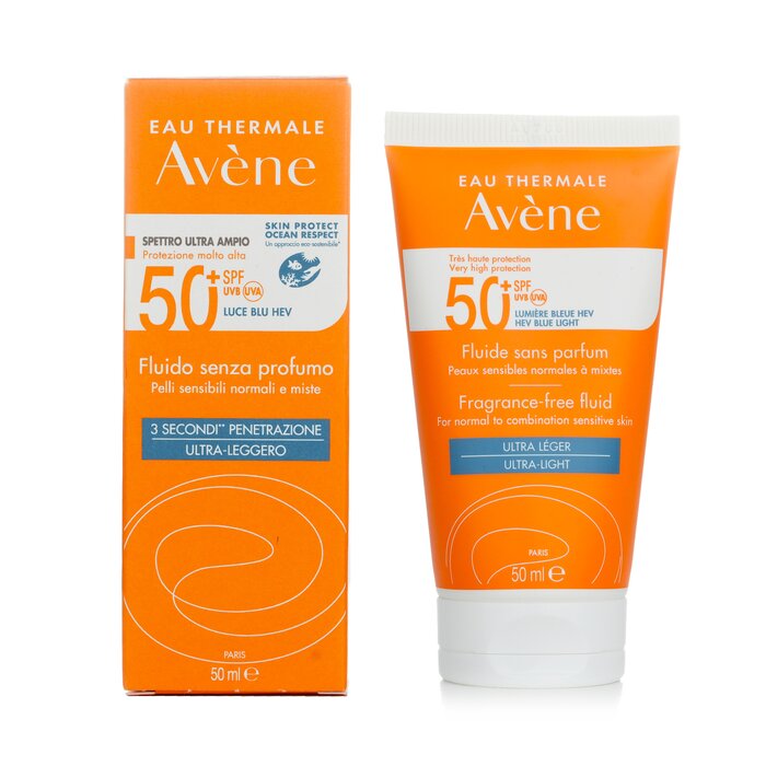 Avene Very High Protection Fragrance-Free Fluid SPF50+ - For Normal to Combination Sensitive Skin  50ml/1.7ozProduct Thumbnail