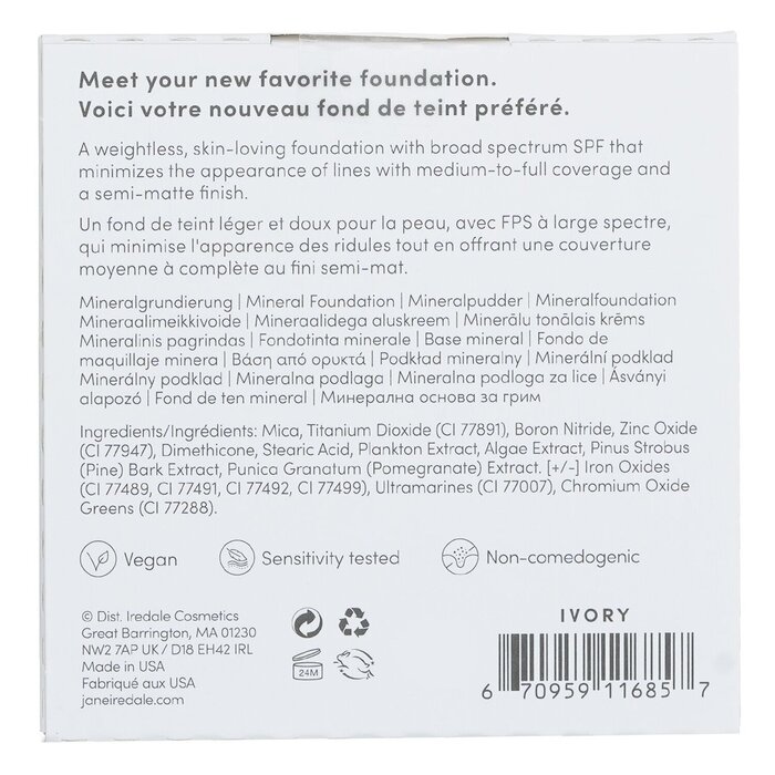 Jane Iredale PurePressed Base Mineral Foundation Refill SPF 20 9.9g/0.35ozProduct Thumbnail
