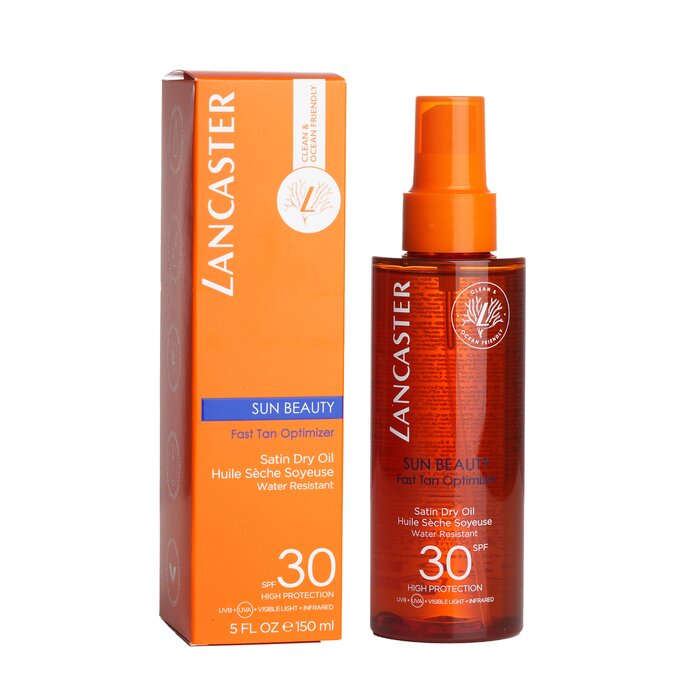 Lancaster Sun Beauty Satin Dry Oil fast tan Optimizer SPF 30. Lancaster Sun Beauty SPF 50. Ланкастер 50 SPF. Lancaster Dry Oil 50.