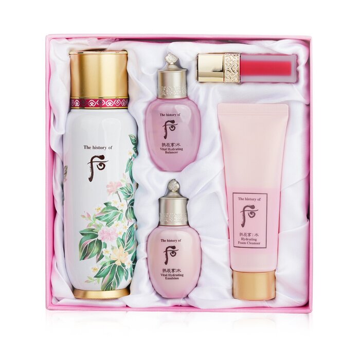 Whoo (The History Of Whoo) Bichup First Moisture Anti-Aging Essence Special Set: Essence 130ml+ Balancer 20ml+ Emulsion 20ml+ Cleanser 40ml+ Lip 2.1g  5pcsProduct Thumbnail