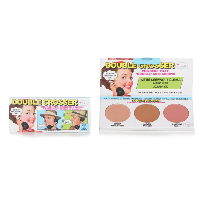 TheBalm Double Crosser (Highlighter, Bronzer & Blush) 8.5g/0.29ozProduct Thumbnail