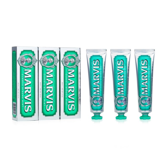 Marvis Trio Set: 3x Classic Strong Mint Toothpaste With Xylitol  3x85ml/4.5ozProduct Thumbnail