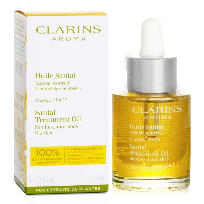 Clarins Face Treatment Oil - Santal (For Dry Skin)  30ml/1ozProduct Thumbnail