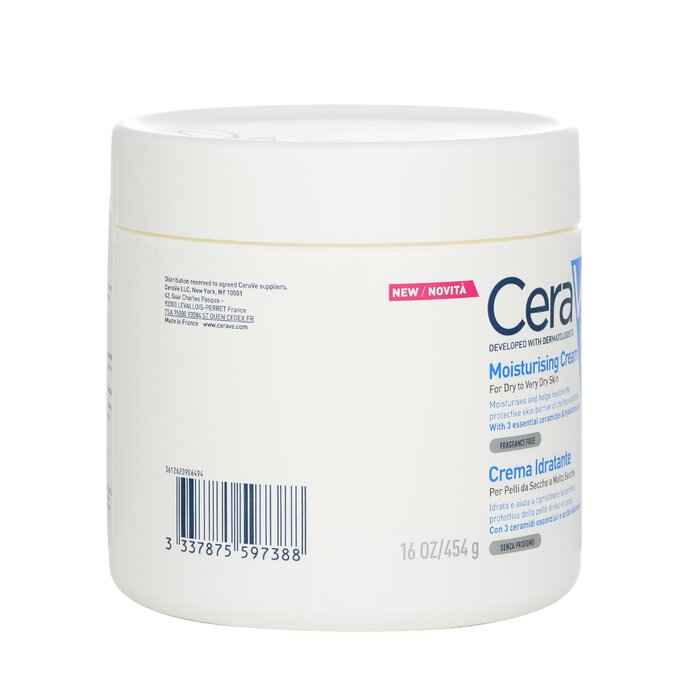CeraVe Moisturising Cream For Dry to Very Dry Skin  454g/16ozProduct Thumbnail