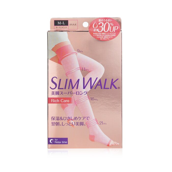 SlimWalk Compression Open-Toe Socks For Relax, Moisturizing 1pairProduct Thumbnail