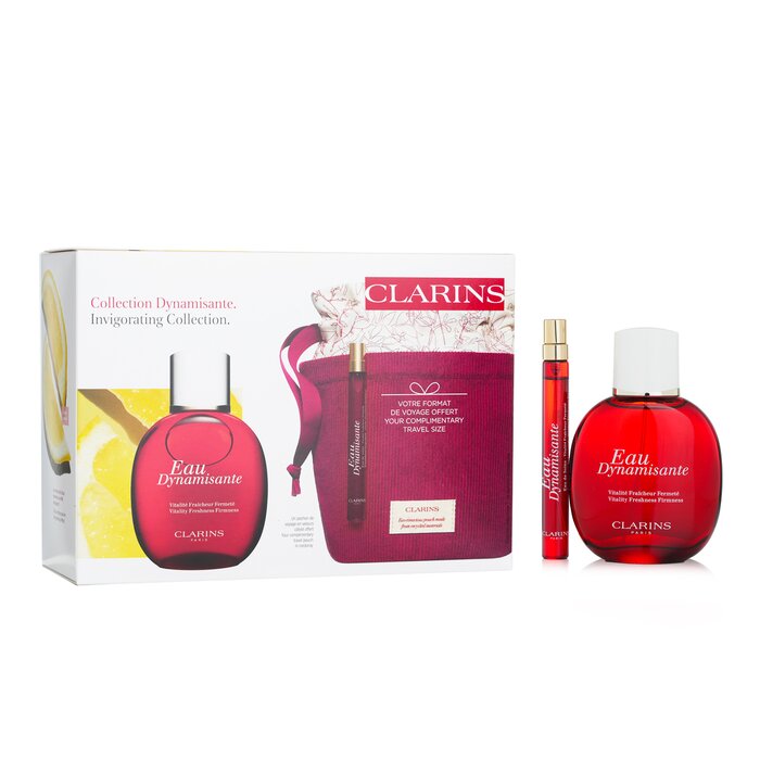 Clarins Eau Dynamisante Invigorating Collection 2pcs+1pouchProduct Thumbnail