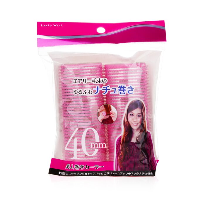 Lucky Trendy Velcro Aluminium Roller, 40mm, Pink 2pcsProduct Thumbnail
