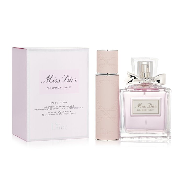 Christian Dior Miss Dior Blooming Bouquet Gift Set (100ml EDT + 10ml EDT Refillable Travel Set)  2psProduct Thumbnail