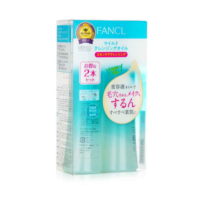 판클 Fancl 마일드 클렌징 오일 2x120ml/4ozProduct Thumbnail