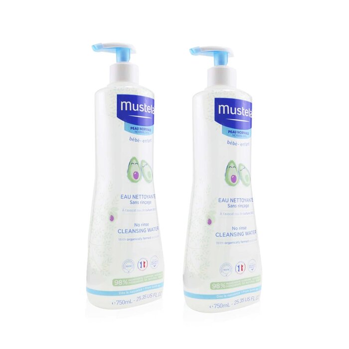 Mustela No Rinse Cleansing Water Duo Set 2x750ml/25.35ozProduct Thumbnail