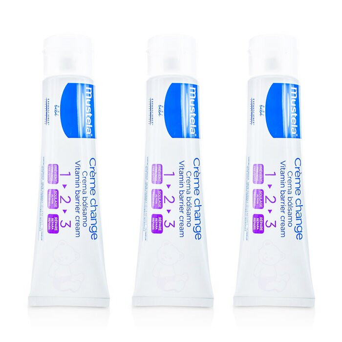 Mustela Vitamin Barrier Cream Trio Set 3x100ml/3.88ozProduct Thumbnail