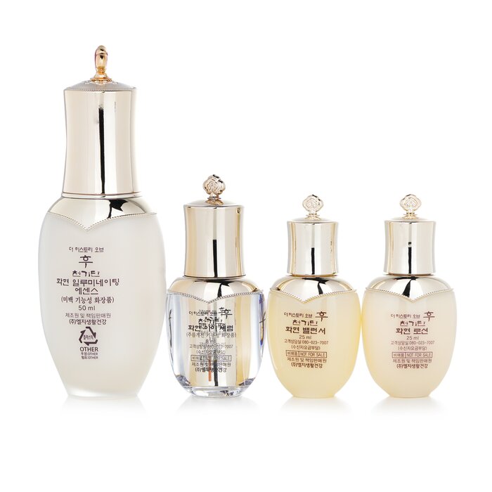 Whoo (The History Of Whoo) Cheongidan Illuminating Regenerating Essence Special Set: Essence 50ml+ Balancer 25ml+ Emulsion 25ml... (Exp. Date: 03/2023) 4pcsProduct Thumbnail