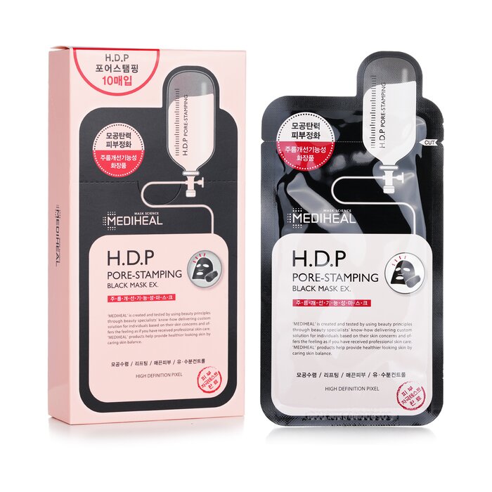 Mediheal H.D.P Pore-Stamping Black Mask EX. 10pcsProduct Thumbnail