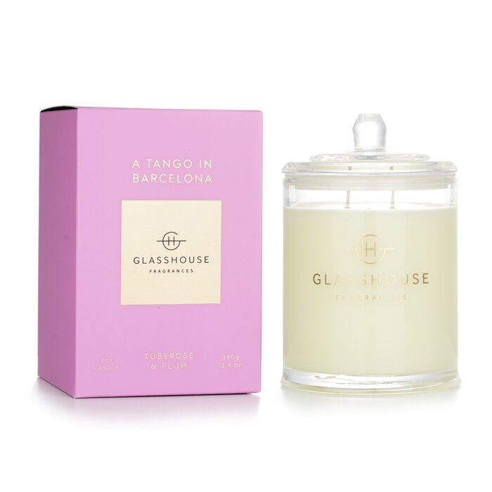 Glasshouse Triple Scented Soy Candle - A Tango In Barcelona (Tuberose & Plum)  380g/13.4ozProduct Thumbnail