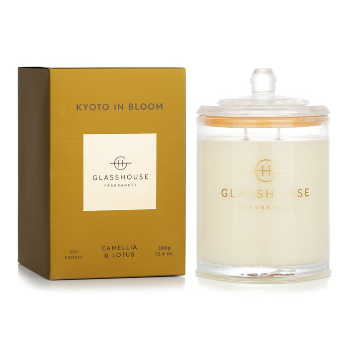 Glasshouse Triple Scented Soy Candle - Kyoto In Bloom (Camellia & Lotus)  380g/13.4ozProduct Thumbnail