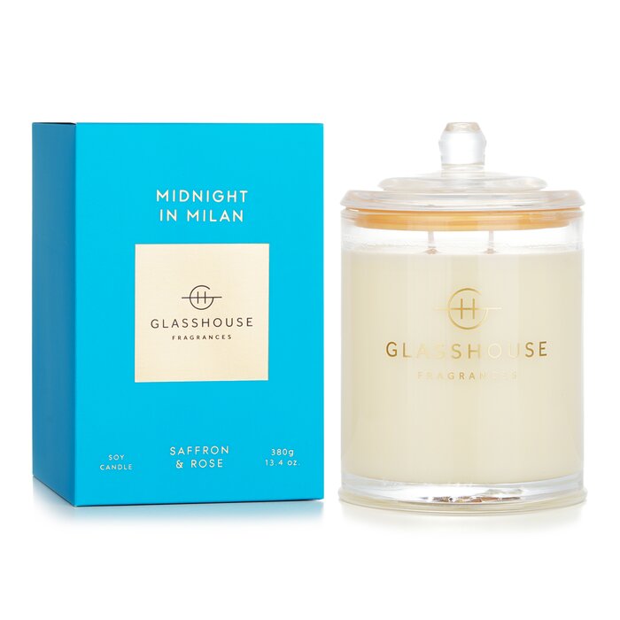 Glasshouse Triple Scented Soy Candle - Midnight In Milan (Saffron & Rose)  380g/13.4ozProduct Thumbnail