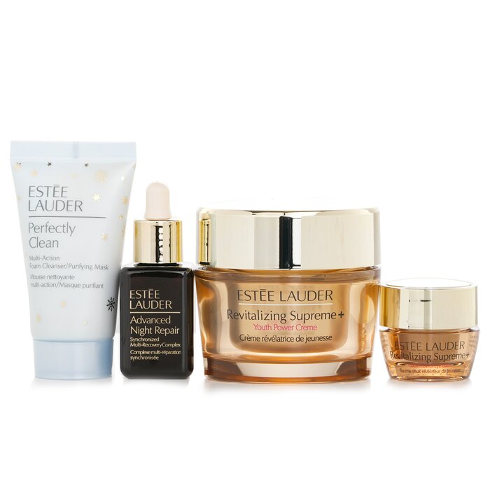 Estee Lauder Firm And Lift Wonders Set: Perfectly Clean Cleanser + Advanced Night Repair + Revitalizing Supreme + Eye Balm 4pcsProduct Thumbnail