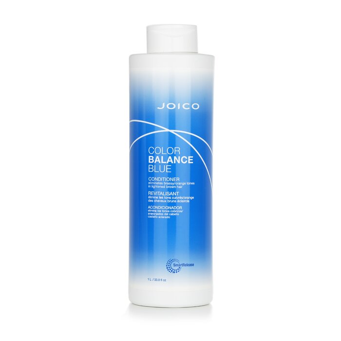 Joico Color Balance Blue Conditioner (Eliminates Brassy/Orange Tones In Lightened Brown Hair) 1000ml/33.8ozProduct Thumbnail