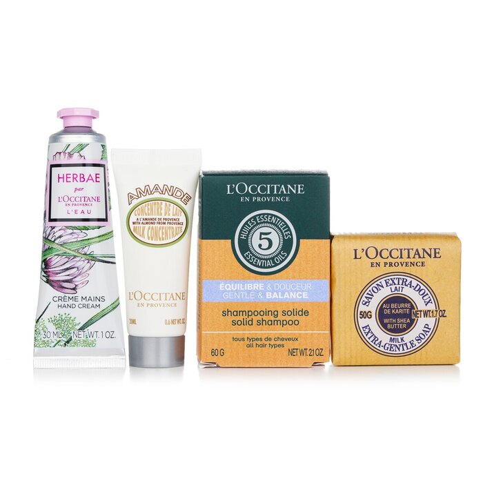 L'Occitane Les Essentiels Set 4pcs+ 1bagProduct Thumbnail