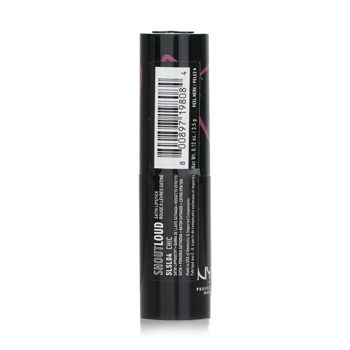 NYX Shout Loud Satin Lipstick 3.5g/0.12ozProduct Thumbnail