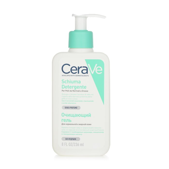 Cerave Foaming Cleanser For Normal To Oily Skin 236ml8oz Cleansers
