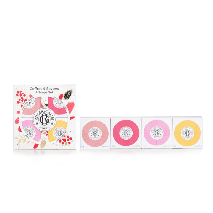 Roger & Gallet Wellbeing Soaps Coffret  4pcsProduct Thumbnail