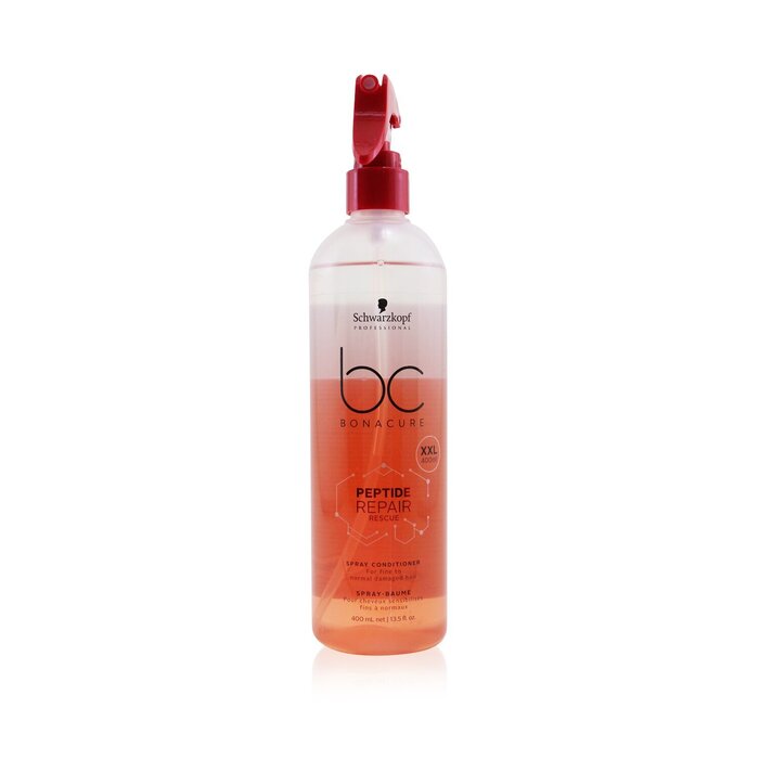 Schwarzkopf BC Bonacure Peptide Repair Rescue Spray Conditioner (For Fine to Normal Damaged Hair) (Exp. Date: 05/2023) 400ml/13.5ozProduct Thumbnail