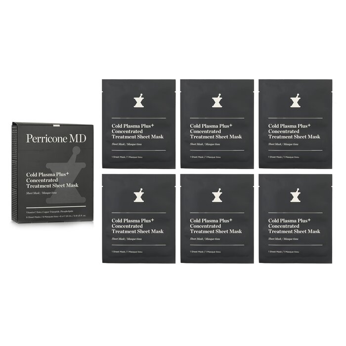 Perricone MD Cold Plasma Plus+ Concentrated Treatment Sheet Mask 6x24ml/0.8ozProduct Thumbnail