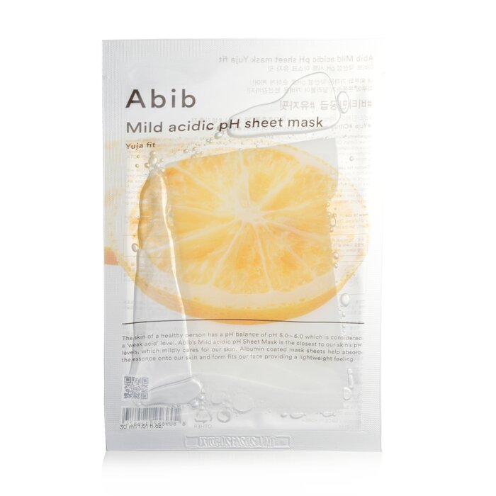Abib Mild Acidic PH Sheet Mask - Yuja Fit 30mlx10pcsProduct Thumbnail