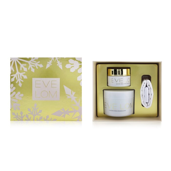 Eve Lom Begin & End Gift Set: Cleanser 200ml/6.8oz + Moisture Cream 50ml/1.6oz + Muslin Cloth 3pcsProduct Thumbnail