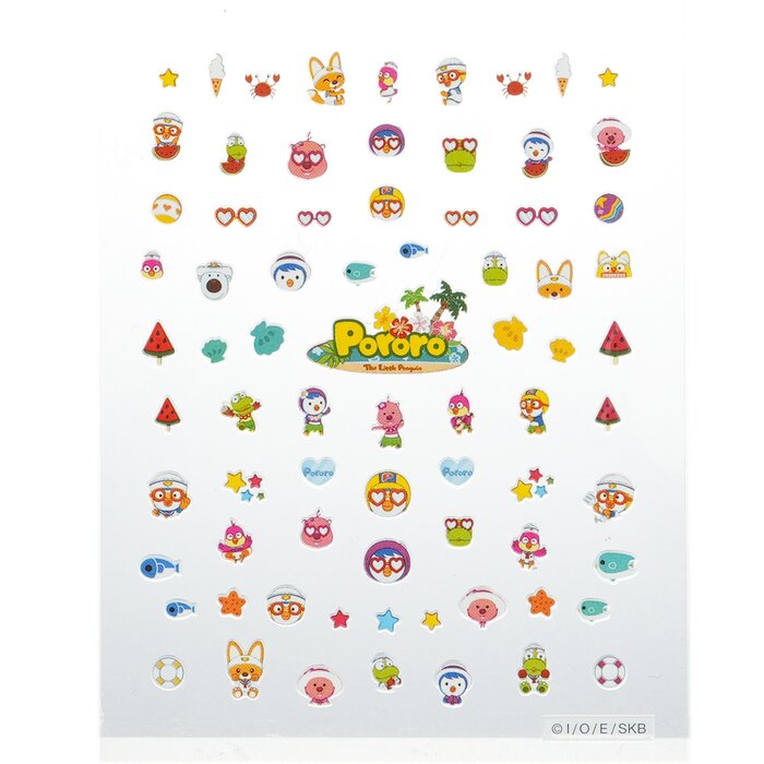 April Korea Pororo Nail Sticker 1packProduct Thumbnail