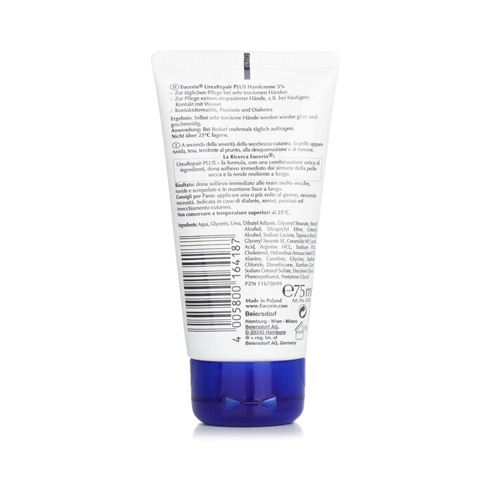 Eucerin (WC) UreaRepair Plus 5% Urea Hand Cream 164187 75mlProduct Thumbnail