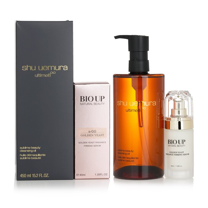 Shu Uemura Ultime8 Sublime Beauty Cleansing Oil 450ml (Free: Natural Beauty BIO UP Firming Serum 40ml) 2pcsProduct Thumbnail