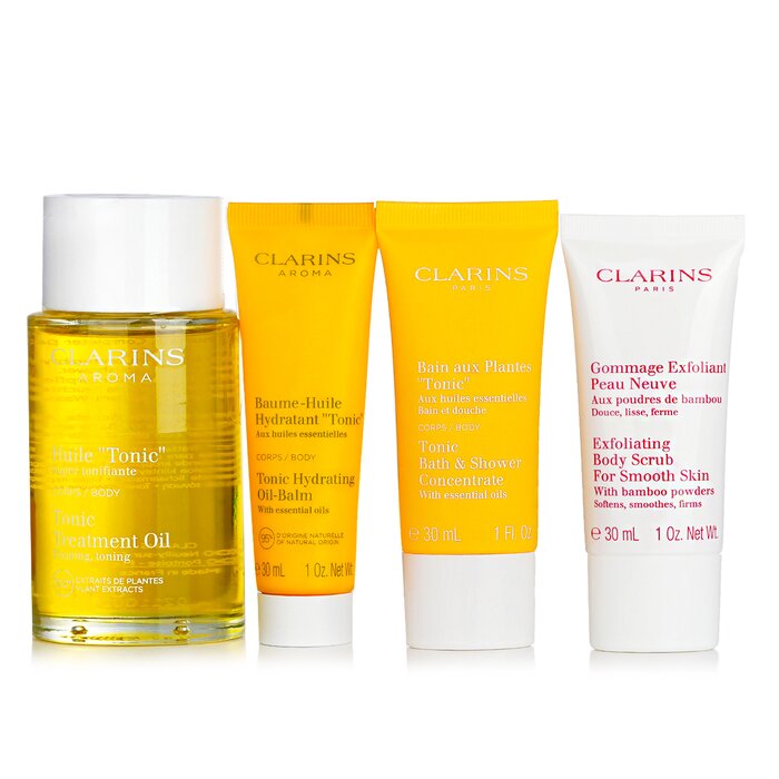 Clarins 克蘭詩 (嬌韻詩) 水療居家套裝： 4pcs+1bagProduct Thumbnail