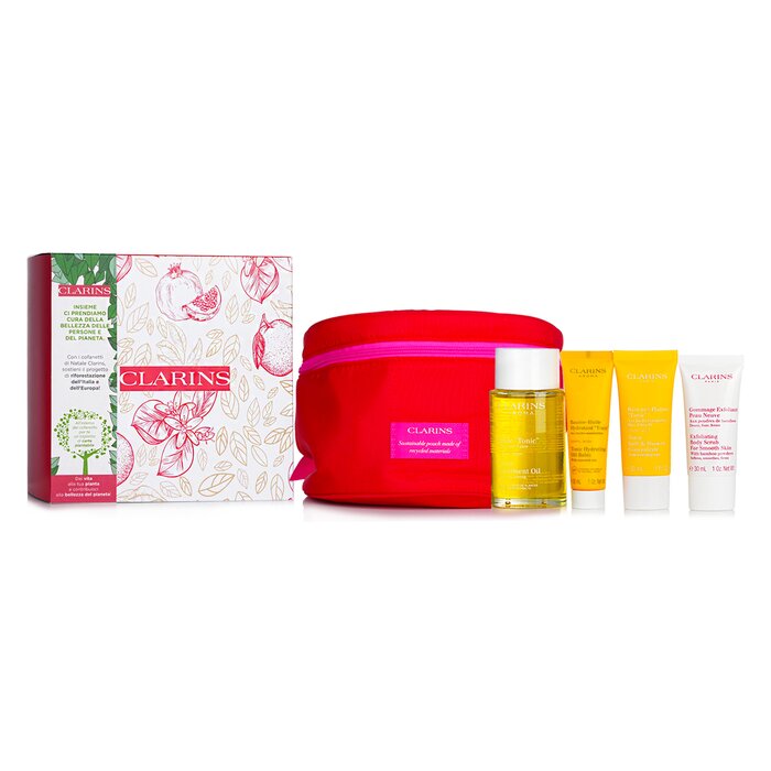 Clarins 克蘭詩 (嬌韻詩) 水療居家套裝： 4pcs+1bagProduct Thumbnail