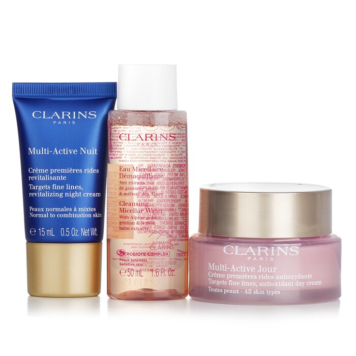 Clarins Multi Active Set: 3pcs+1bagProduct Thumbnail