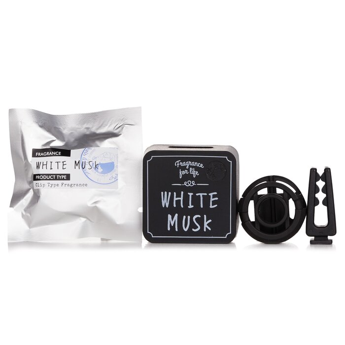 John's Blend Clip On Air Freshener Car Fragrance - White Musk 1pcProduct Thumbnail