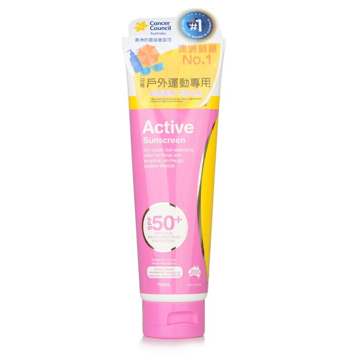 Cancer Council CCA Active Sunscreen SPF 50+ 110mlProduct Thumbnail