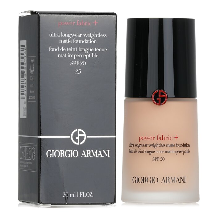 Giorgio Armani Power Fabric+ Ultra Longwear Weightless Matte Foundation SPF 20 30ml/1ozProduct Thumbnail