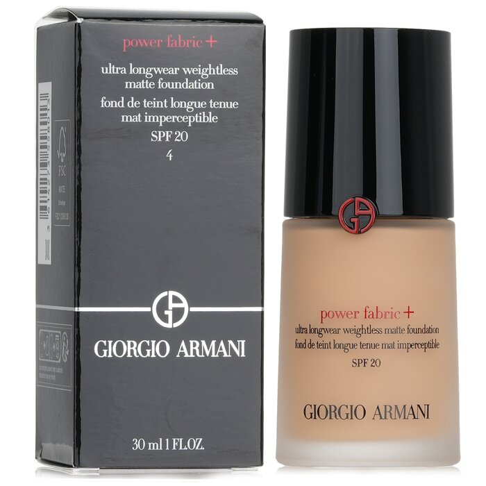 Giorgio Armani Power Fabric+ Ultra Longwear Weightless Matte Foundation SPF 20 30ml/1ozProduct Thumbnail