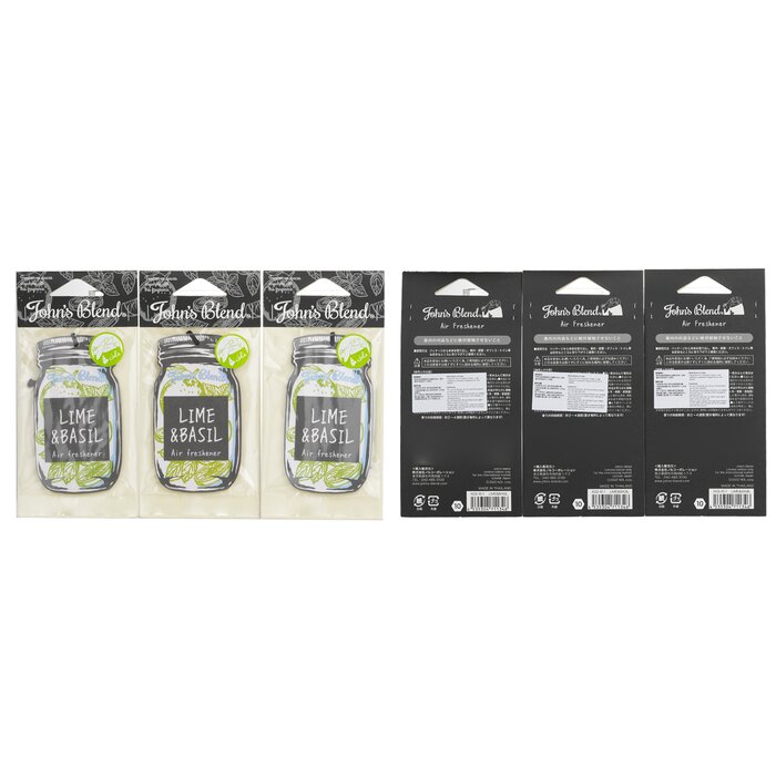 John's Blend Air Freshener - Lime & Basil 3pcsProduct Thumbnail