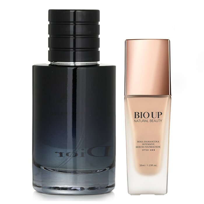 Christian Dior Christian Dior Sauvage EDP Spray 60ml + Natural Beauty BIO UP Serum Foundation SPF50 35ml 2pcsProduct Thumbnail