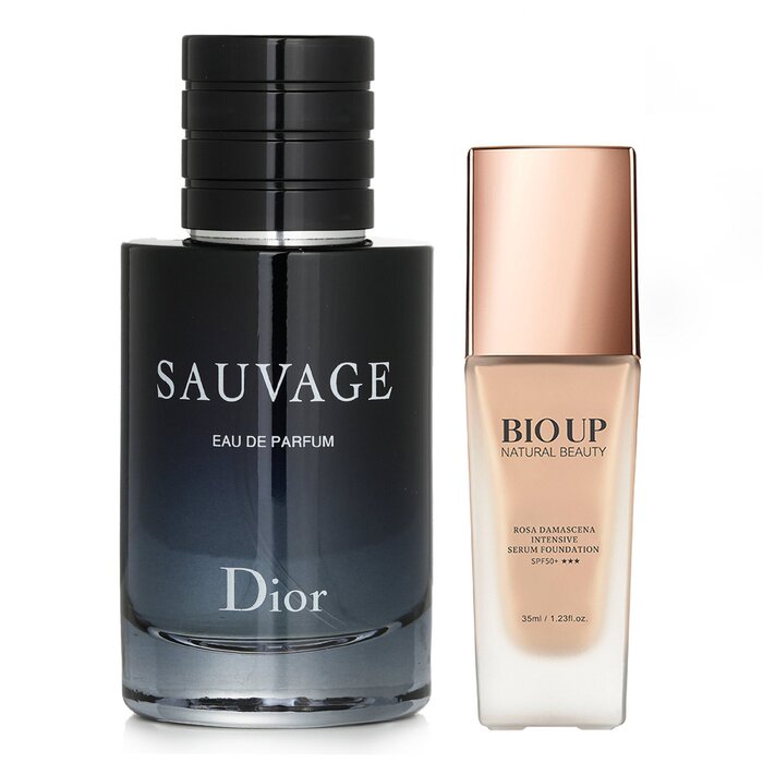 Christian Dior Christian Dior Sauvage EDP Spray 60ml + Natural Beauty BIO UP Serum Foundation SPF50 35ml 2pcsProduct Thumbnail