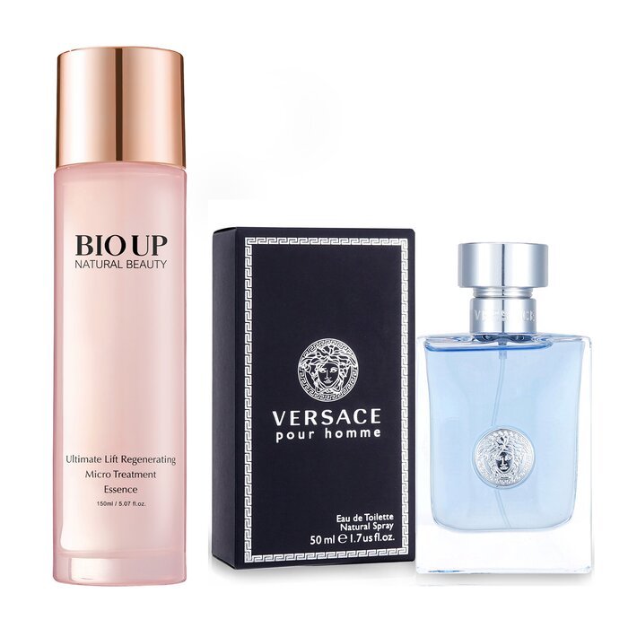 Versace Versace Pour Homme EDT Spray 50ml + Natural Beauty BIO UP Treatment Essence 150ml 2pcsProduct Thumbnail