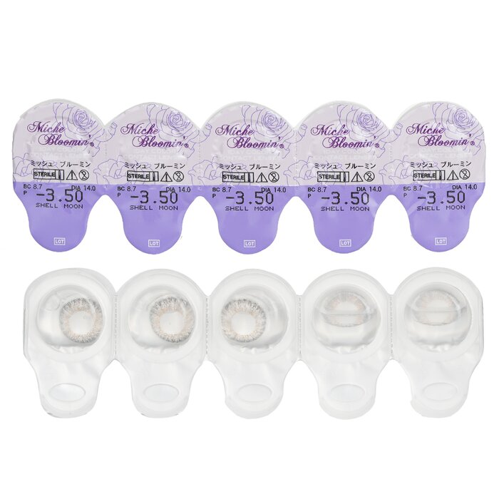 Miche Bloomin' Quarter Veil 1 Day Color Contact Lenses (106 Shell Moon) 10pcsProduct Thumbnail