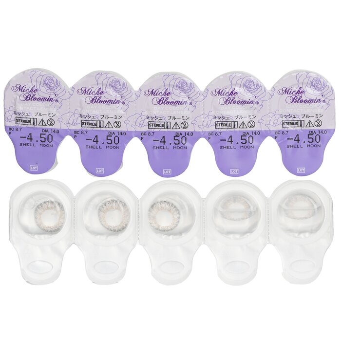 Miche Bloomin' Quarter Veil 1 Day Color Contact Lenses (106 Shell Moon) 10pcsProduct Thumbnail