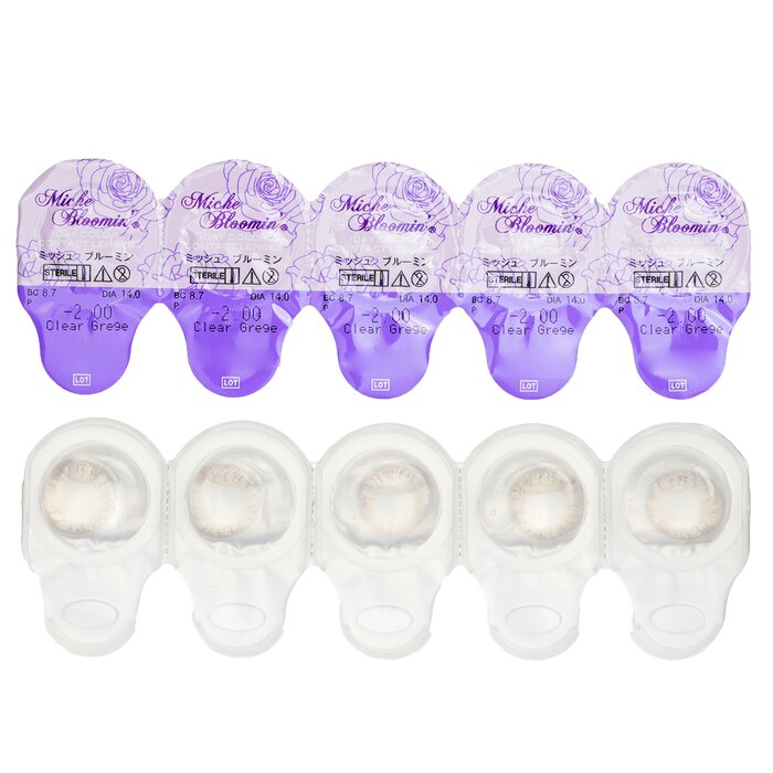 Miche Bloomin' Quarter Veil 1 Day Color Contact Lenses (107 Clear Grege) 10pcsProduct Thumbnail