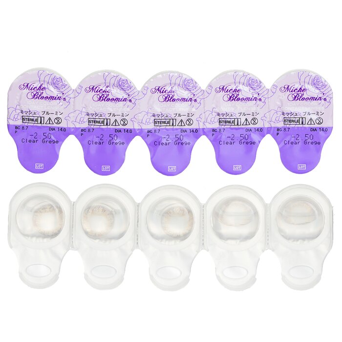 Miche Bloomin' Quarter Veil 1 Day Color Contact Lenses (107 Clear Grege) 10pcsProduct Thumbnail