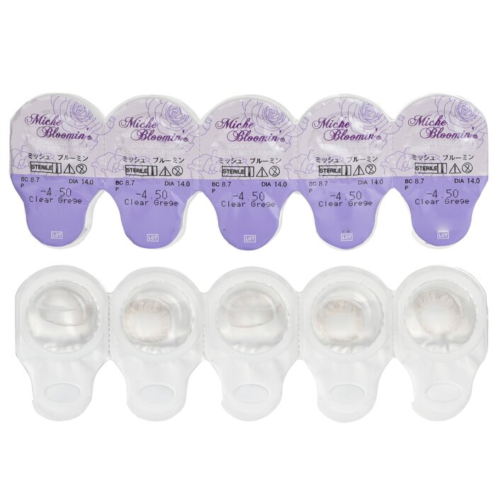 Miche Bloomin' Quarter Veil 1 Day Color Contact Lenses (107 Clear Grege) 10pcsProduct Thumbnail