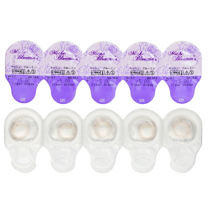 Miche Bloomin' Quarter Veil 1 Day Color Contact Lenses (107 Clear Grege) 10pcsProduct Thumbnail